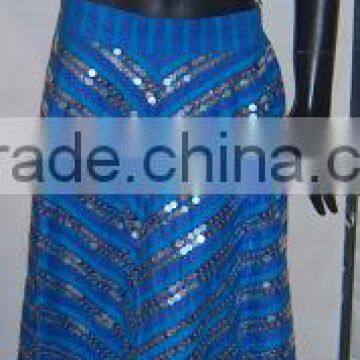 BLUE CHANIA Lehenga Choli BLOUSE DUPATTA