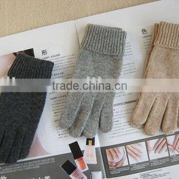 knitted woolen glove