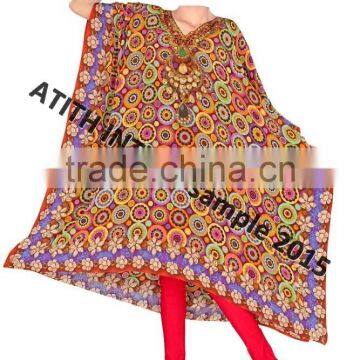 DIGITALLY PRINTED MICROFIBER PONCHO photo-5