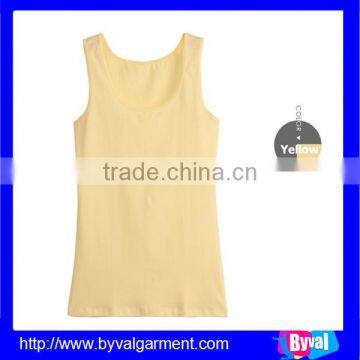 OEM Wholesale China Supplier Women 100 Cotton Tank Top For Lady