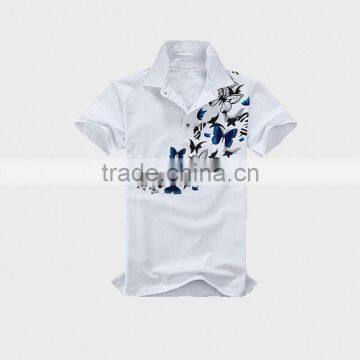 2015 china supplierSummer Men's Polo Shirt with Ribbon