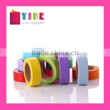 10 pure colors washi tape one set adhesive paper carton packing