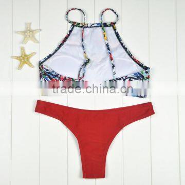 Polyester Bikini Different Size for Choice & Padded Blue Girls Swimwear 59377 photo-2