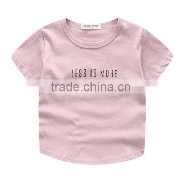 Wholesale Summer Cotton Short Sleeves Boys Kids Round Neck T-shirt photo-5