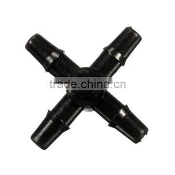 Hot Sale 5 Way Agricultural Garden Plastic Irrigation Connector 1/4 Inch Barb Drip Cross Connector Fittings Garden Sprinklers photo-4