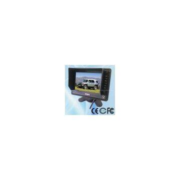 5 inch car surveillance monitor with sunshade