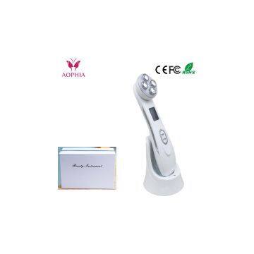 Eye Care RF/EMS and 6 Colors LED Light Therapy Beauty Equipment for Anti-wrinkle