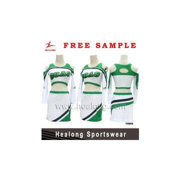 Healong Fully Sublimated Ladies Customized Cheerleading Unifroms Dresses