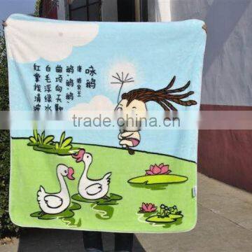 cheap wholesale microfiber blanket, soft baby blanket made in china