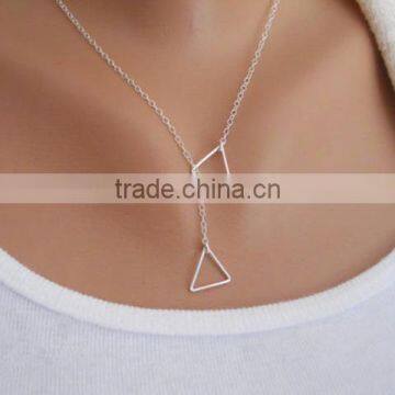 Tree Leaf Silver Chain Necklace Alloy Link New Bib Necklace 2017 photo-6