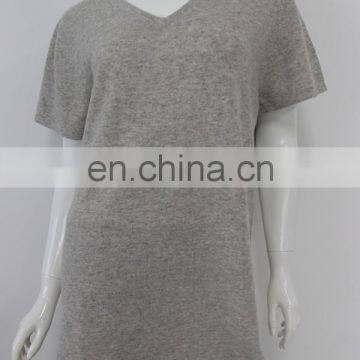 Popular Style cashmere t-shirt for women