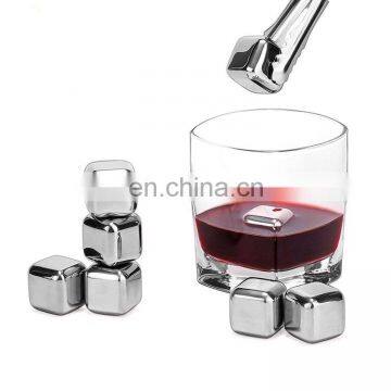 Square shape stainless steel ice cube /whiskey chiller stone