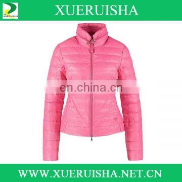 hot womens light weight goose down coat in fashion style