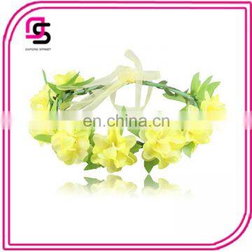 Newest Design Fashion Cloth Flower Headband Accessories for Beach Wedding photo-6