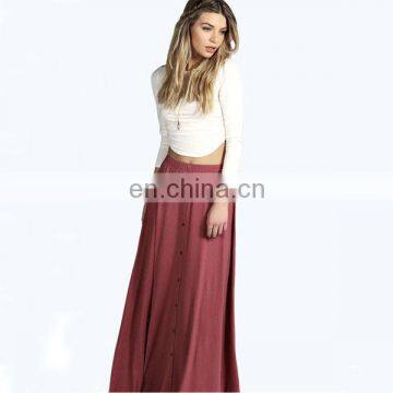 Front Open Ladies Latest Long Skirt Design photo-4
