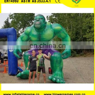 Outdoor giant inflatable incrediable hulk for sale