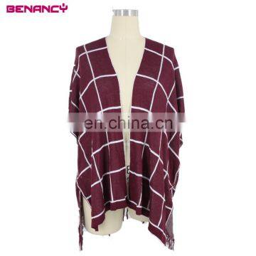 Benancy Stripe Long Summer Knitted Wear Sweater Cardigan Kimono Woman photo-4