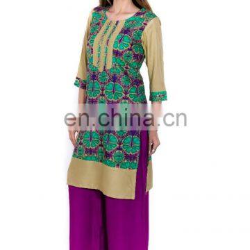 100% Viscose Made Designer Woman Kurtis in Whole Prices With Beautiful Colors Manufacturer photo-5