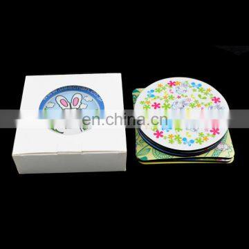 OEM promotional tea cup coaster set