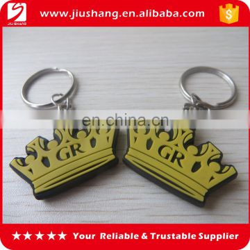 high quality double sides gift pvc key chains