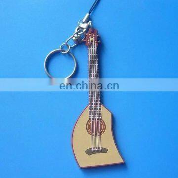 instrument guitar soft pvc key tags