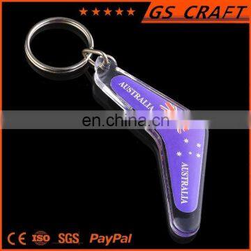 OEM new arrival fashion boomerang keychain