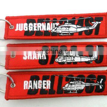 Custom Aviation Gifts Keychain Embroidery Design Key Chain photo-3