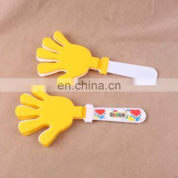 Customized Sport fans cheering toy plastic PP noise maker hand clapper