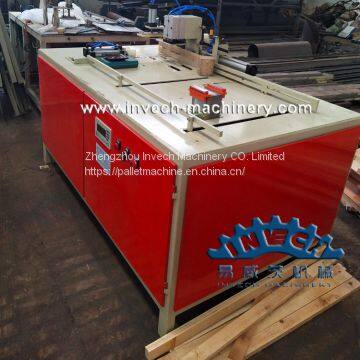 PLC Controling Wood Pallet Block Cutter