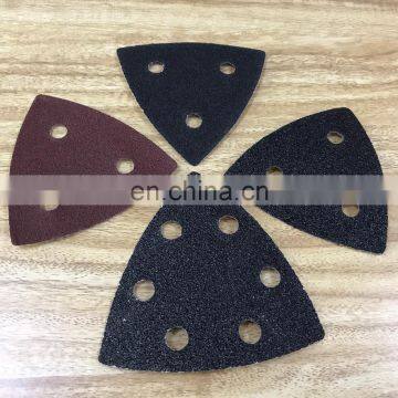 Wholesale Triangle hook and loop abrasive discs