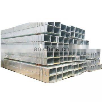 Hot dipping Pre Galvanized Square Rectangular Tubes Carbon Metal Steel Pipes with grade EN S235JR from China