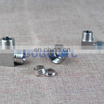 Quick Coupler ZG3/8 Male Thread O.D 6 mm Hard Tube Stainless Steel Right Angle Elbow Pipe Propress Connector Fitting photo-4