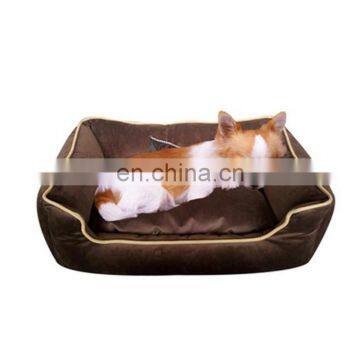 Short Plush Polyester Oxford Cat Dog Pet Sofa Bed with PP Cotton Filling