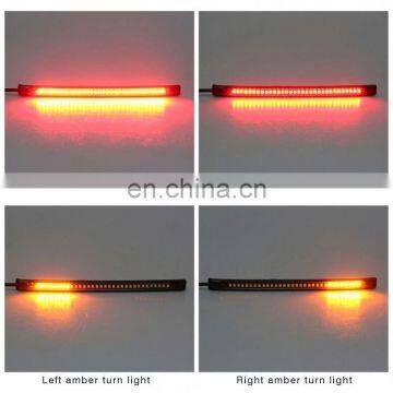 Motorcycles Cars Flexible Turn Signal Brake License Plate Indicator Tail Light LED Strip Universal For Harley Honda BMW