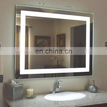 Rectangle mirror with LED beside