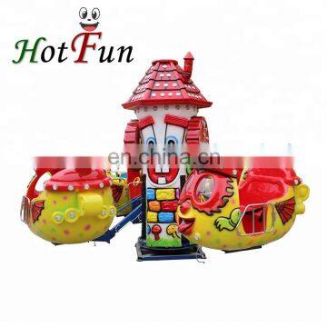 Manege Amusement Park Airplane Kiddie Swing 6 Seat Child Ride