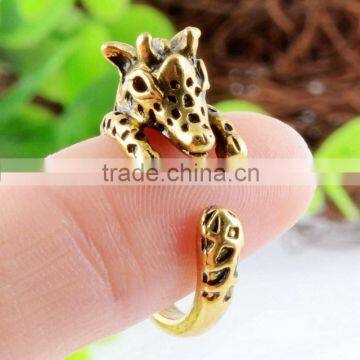 New Fashion Cheap Gold Plated Brass Alloy Animal Design Finger Ring From China photo-2
