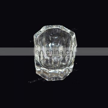 Nail Tool Dental Use  Sparkle Crystal nail glass Dish Crystal Dappen Dish