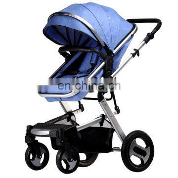 2020 Wholesale Cheap New Arrival Travel System Luxury Baby Stroller 3 in 1 With Carrycot and Carseat photo-2