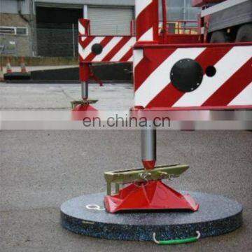 Weight Load (per pad) 50 tons round Crane lift outrigger pads