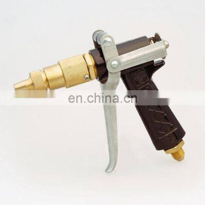 High pressure water spray nozzle for garden hose