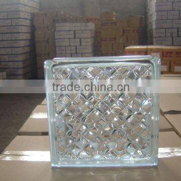 Clear glass block