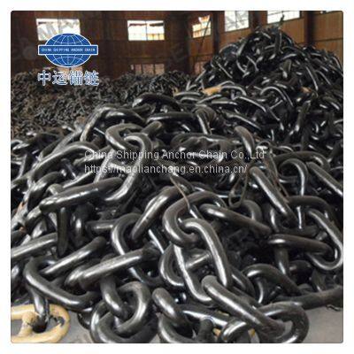 Singapore 78MM Stud Link Anchor Chain With NK CCS BV LR--China shipping anchor chain