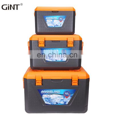 GiNT 60L Large Capacity Food Grade PP Material Ice Chest Cooler Boxes Portable Ice Cooler Box for with Handles