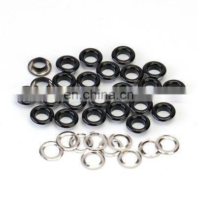 Low Price Black Shoes Colored Scrapbook Painted Garment Enamel Painting Grommet Cloth Buttons Eyelet photo-2