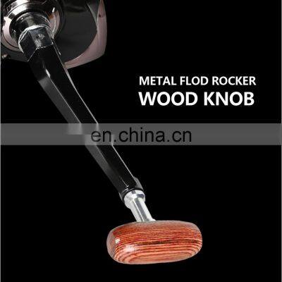 1000-7000 Fishing Reel All Metal Spool Spinning Reel 10KG Max Drag Wood Handle Spool Saltwater Fishing Accessories
