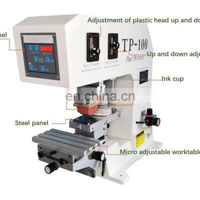 Mini Small Size Manual Easy Ink Cup Pad Printing Machine Printer With Desktop photo-3