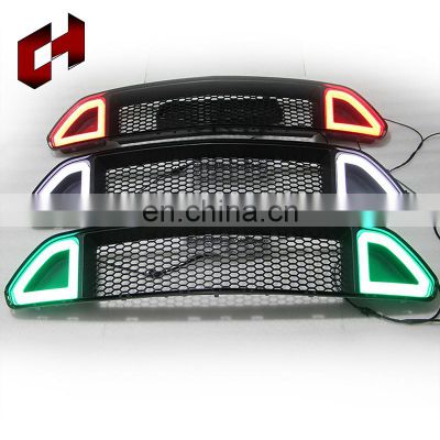 CH Custom Glossy Black Bummper Grill Center Honeycomb Mesh Mesh Front Car Grille Guard For Ford Mustang 2015-2017