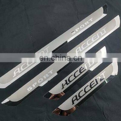 Factory Direct For Hyundai ACCENT 2010-2021 Car Setup Accessories Door Sill Scuff Plate Cover Trim