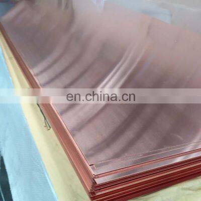 Warehouse Supply H62 C2600 C2800 C3600 Brass Copper Sheet